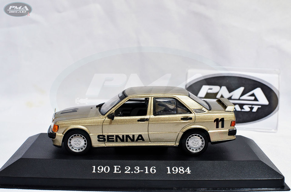 AYRTON SENNA 1984 MERCEDES-BENZ 190E 1:43